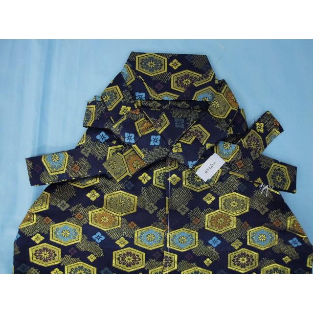 七五三 5087 五歳 男の子袴セット 紺地 金 有職文様 : きもの 遊着苑