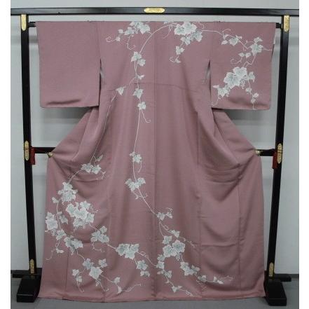 正絹袷訪問着　1335　蘇芳香　大幅値下げ　お仕立て上がり