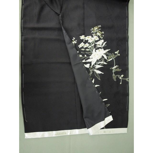 山口美術織物謹製・極細本手刺繍・四季花柄訪問着　濃い紫　袷 楽天市場】訪問着 山口美術織物の通販