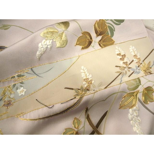 大幅値下げ 新品【御仕立上】正絹 手刺繍入友禅訪問着袷