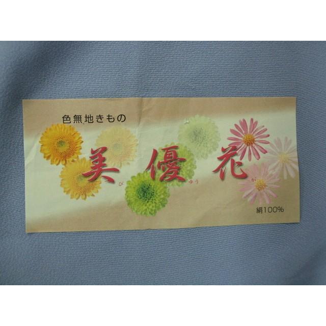 大幅値下げ 0165L お仕立て上がり 正絹 袷 色無地 勿忘草色 : きもの 