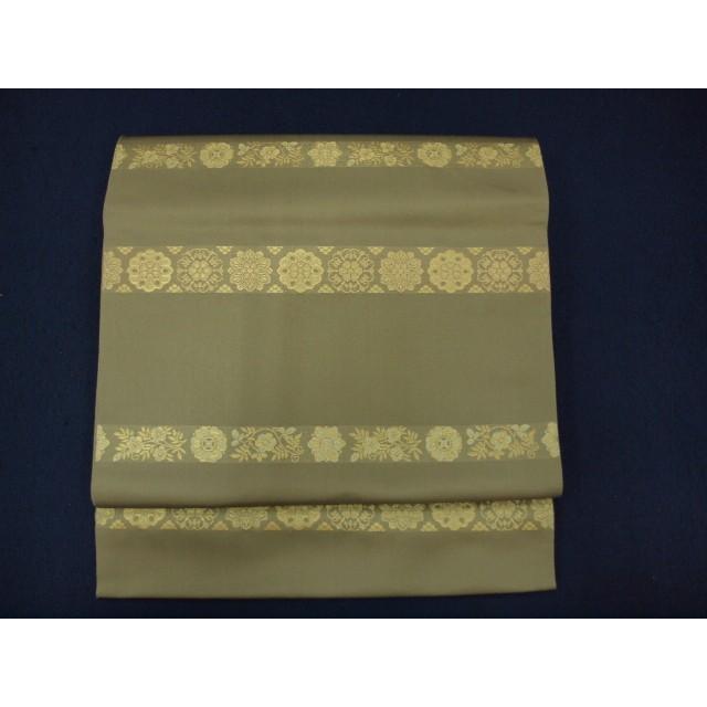 箔屋清兵衛　陰山織物　西陣織　袋帯　花　横段　帯締めセット 西陣織袋帯 0719 お仕立て付き 箔屋清兵衛 蔭山織物謹製 正倉院