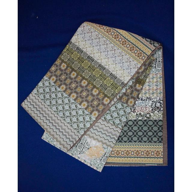 御仕立て上がり 0841 西陣正絹袋帯 明日香 名物裂切嵌 : きもの 遊着苑  