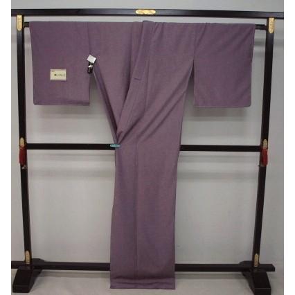 TORAY（東レ） 東レシルック江戸小紋 袷 005 鮫小紋 紫系 お仕立て