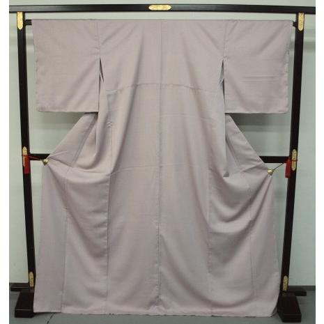 【美品✨】東レシルック　洗える着物　色無地　紋付　青鼠色　手縫い仕立て　K5 Amazon | 東レシルック 色無地 袷(あわせ) 洗える着物 お仕立て