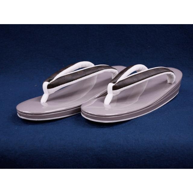 おしゃれ草履 紫鼠色 0878 Mサイズ Zo0878 きもの 遊着苑 通販 Yahoo ショッピング