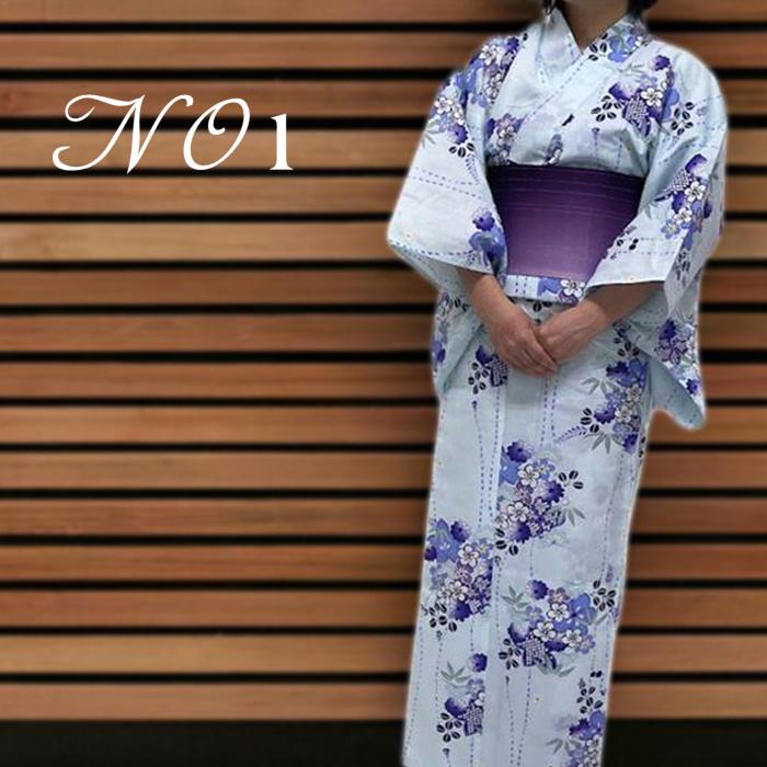 セパレート浴衣 かんたん着付け 【帯は別売りです】浴衣 セパレート浴衣 かんたん着付け 【帯は別売りです】浴衣
