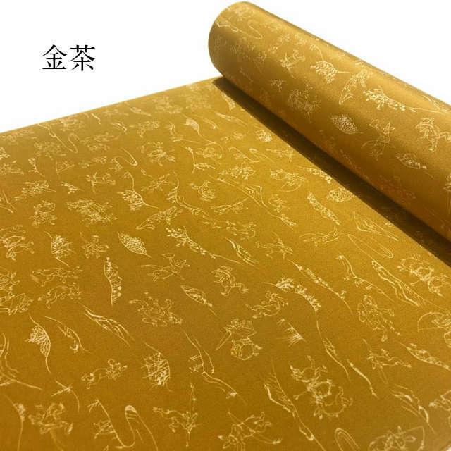 襦袢 反物 正絹 長襦袢 たん物 新品 鳥獣戯画 長じゅばん なが 襦袢 反物 正絹 長襦袢 たん物 新品 鳥獣戯画 長じゅばん なが