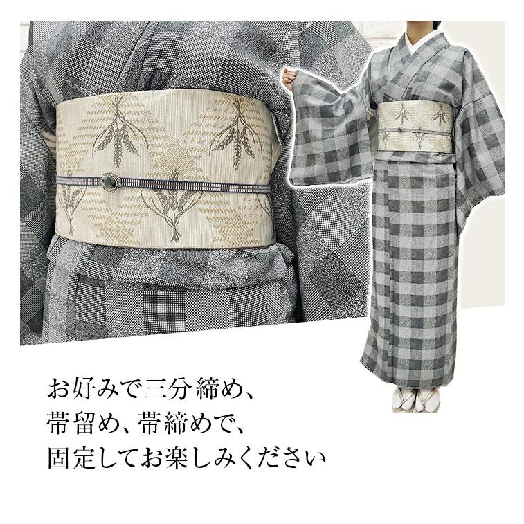 お客様の帯を加工します 半巾帯 作り帯 付け帯 カルタ結び やっこ結び