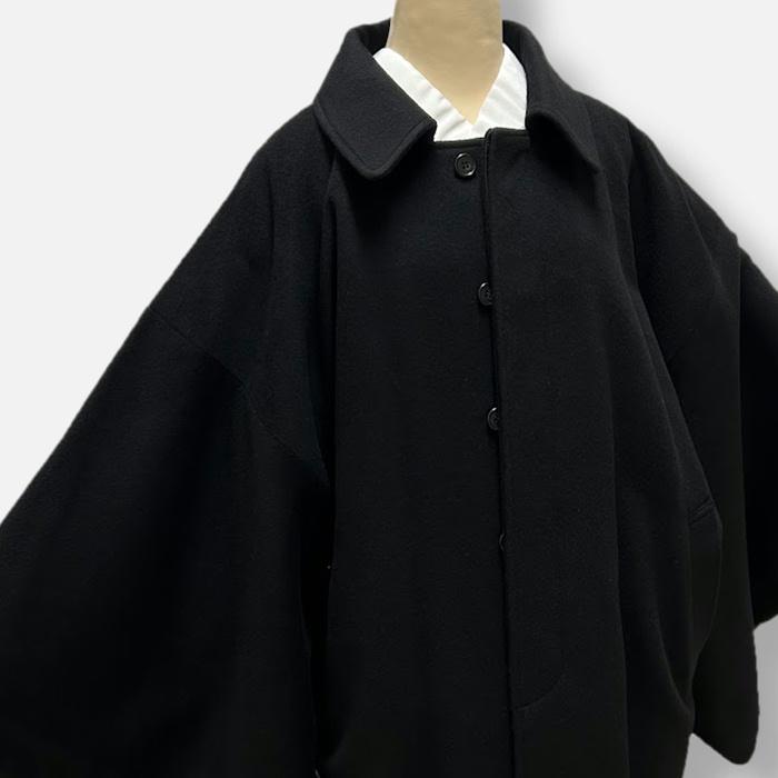 角袖コート 【日本製】カシミア混 着物 コート 角袖 カシミヤ メンズ 