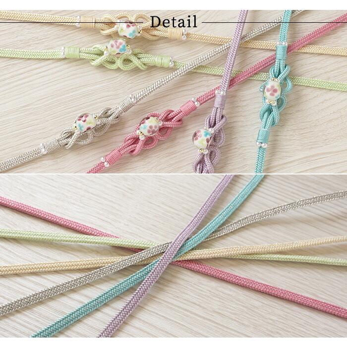 飾り紐 伊賀くみひも 浴衣 帯飾り 浴衣 細平組紐 とんぼ玉 ガラス玉 帯留め ガラス 細工 全6色 日本製 1032細平白 本格 伊賀組紐 シルック メール便 送料無料 Obsax1032 きもの阿波和 通販 Yahoo ショッピング