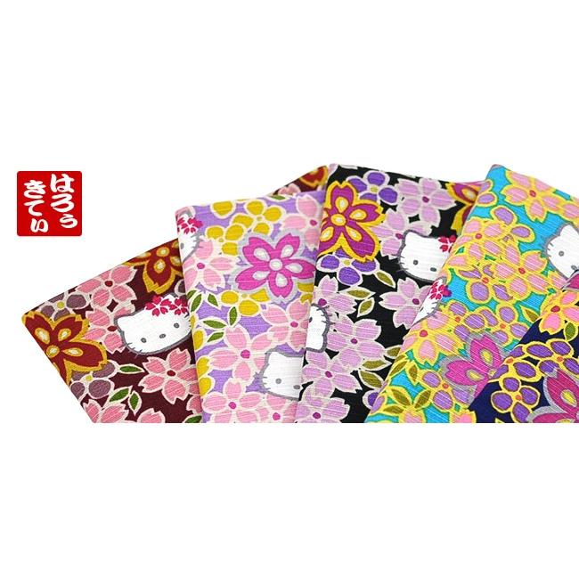 ハローキティ お弁当包み 風呂敷 110cm 大判 クロス 小桜 ピンク