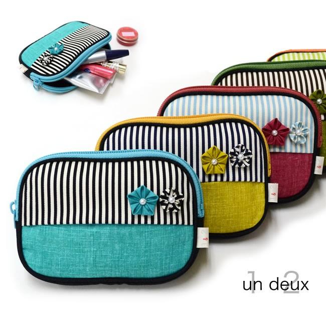 ティッシュケース付き メイクポーチ 化粧ポーチ 小物入れ オレンジ ブルー ピンク 黄色 緑 Line友達登録で10 Offクーポン Cf キモノカフェ 通販 Yahoo ショッピング