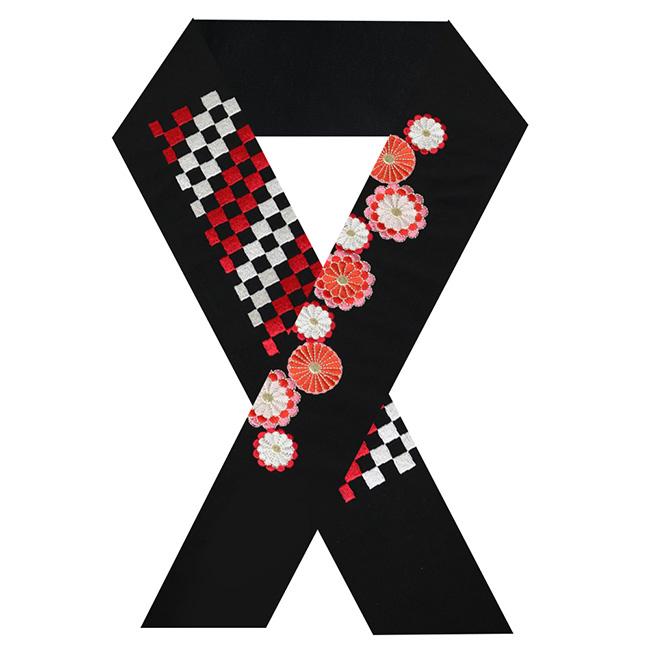 未着用　袋帯　意匠　田中あすか　石刷更紗　縦縞　唐花模様　着物　044a p 未着用袋帯意匠田中あすか石刷更紗縦縞唐花模様着物044a p