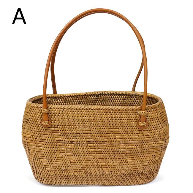 訳あり アタ かご バッグ 浅型 深め 小さめ 普段使い エコバッグ インテリア Cf キモノカフェ 通販 Yahoo ショッピング