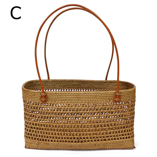 訳あり アタ かご バッグ 浅型 深め 小さめ 普段使い エコバッグ インテリア Cf キモノカフェ 通販 Yahoo ショッピング