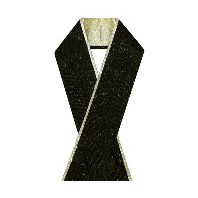 kimono cafe（キモノカフェ） 金通し重ね衿 孔雀 10色 正絹 振袖用重ね