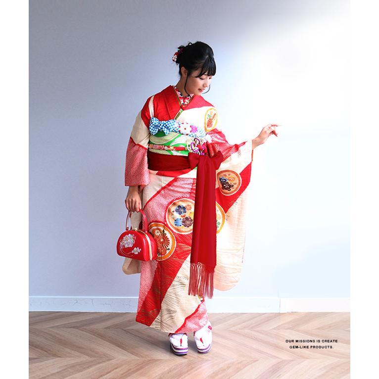 タズナ 斜め縞 白系金 成人式　振袖用　正絹 しごき 志古貴 ママ振袖にも タズナ 斜め縞 白系金 成人式振袖用正絹 しごき 志古貴 ママ振袖にも