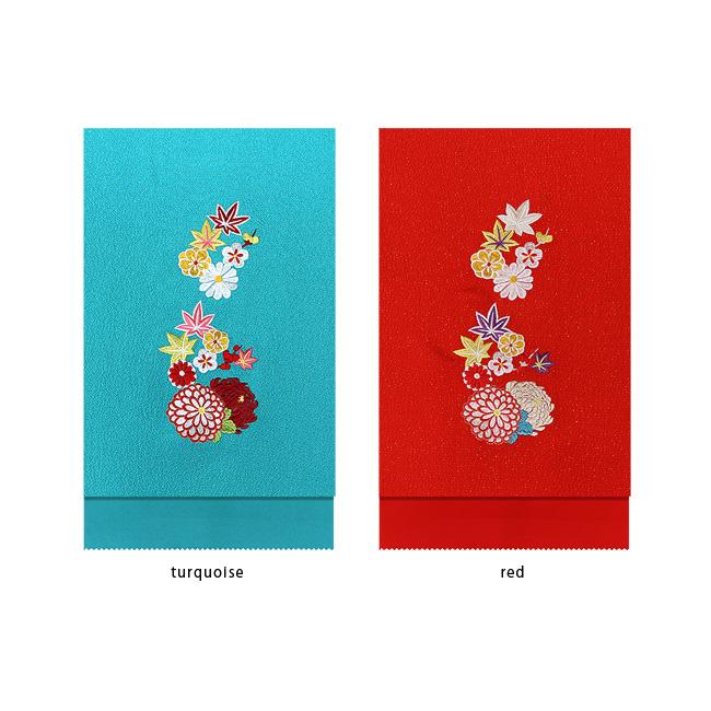 kimono cafe 振袖用帯揚げ yumiyumi 桂由美 菊梅楓 金ラメ