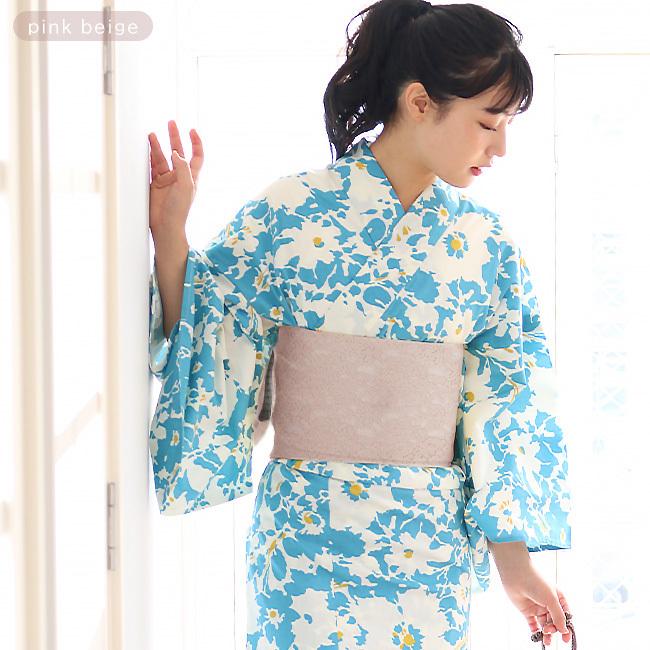 美品　◇大島紬　半幅帯◇　薔薇　茶　シック　モダン　全通柄　◇長さ420cm◇ 美品 ◇大島紬 半幅帯◇ 薔薇 茶 シック モダン 全通柄 ◇長さ420cm