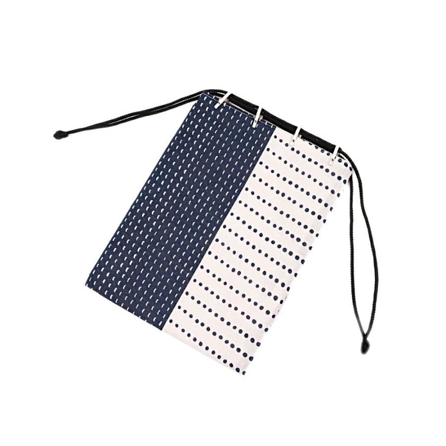 信玄袋 メンズ 巾着袋 バッグ エコバッグ 浴衣 和装 着物 和 ネイビー 紺 白 水玉 ドット ツートン おしゃれ 粋 大人 かっこいい シック 渋い 使える No 1 0047 売り出し