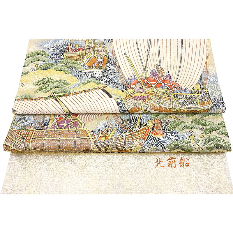 西陣織 唐織 帯 宝尽くし 船 【公式通販】