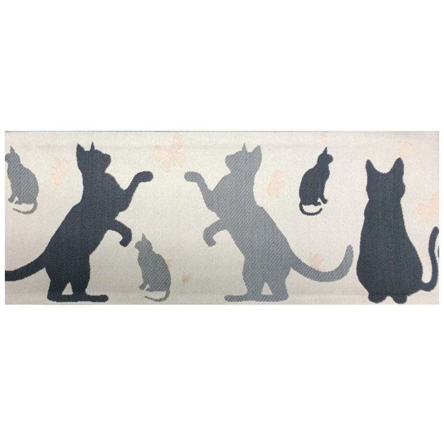 半幅帯　西陣織　リバーシブル　猫　ゼブラ柄 楽天市場】≪◇ポイント3倍◇≫ 半幅帯 正絹 黒 リバーシブル