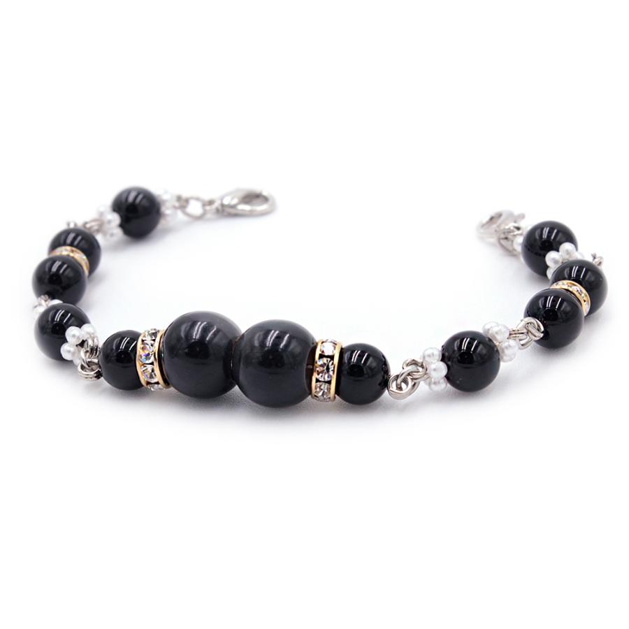 羽織紐 着物 マグネット 天然石 翠嵐工房 オニキス 黒 ブラック 金  