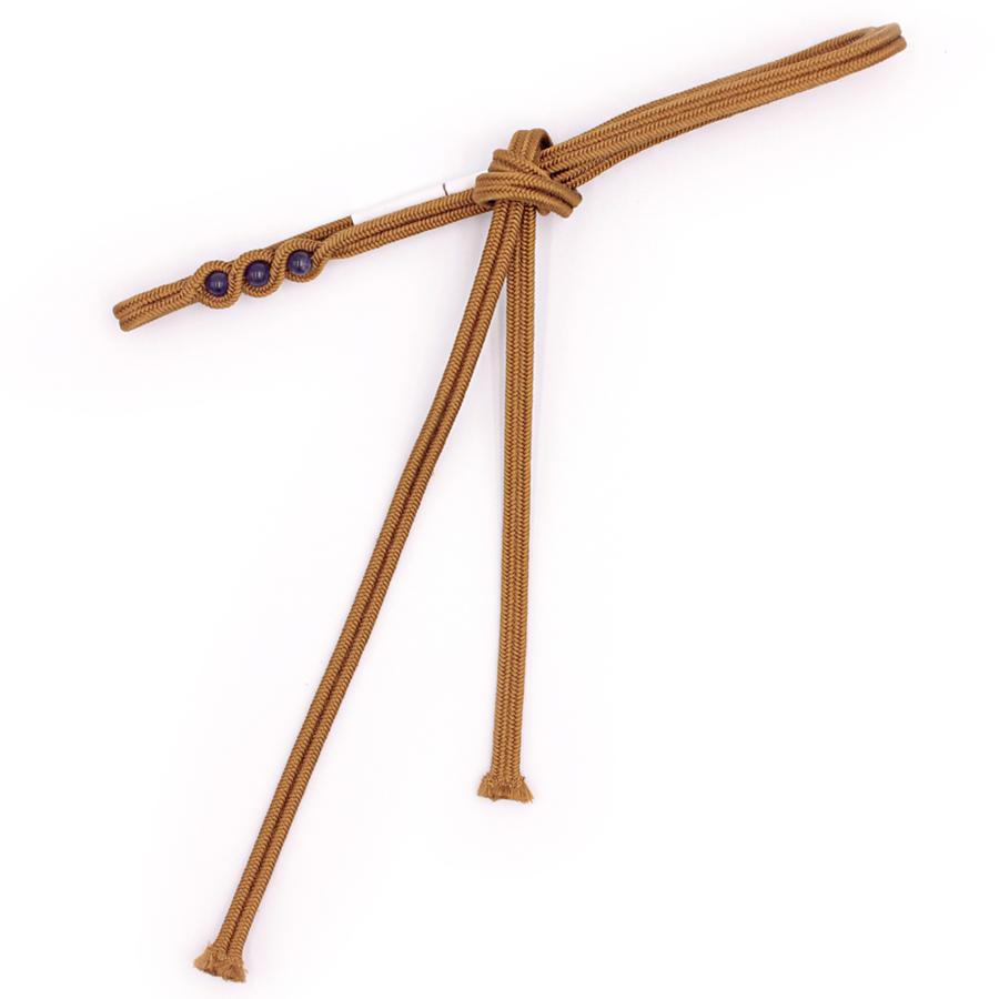 帯締め 三分紐 正絹 翠嵐工房 天然石 アメジスト 紫水晶 京すいらん 京