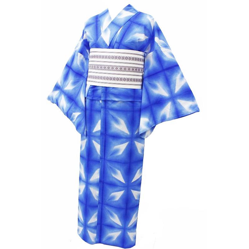 在庫処分 浴衣 レディース フリーサイズ 青色 白色 板締め絞り 雪花絞り風 雪花 夏祭り 花火大会 和柄 清楚 シンプル シック エレガント 可愛い 大人 No 3 0111 3 0111 六華ricca 通販 Yahoo ショッピング