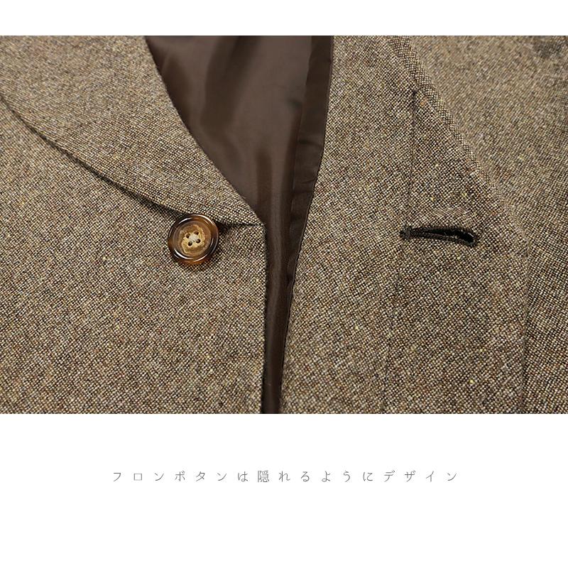 コート 和装コート ウール ウール混 ブラウン 茶 ロング Mサイズ  