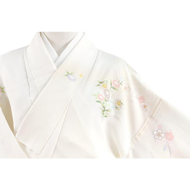 「お値下げ致しました。」夏物・絽訪問着　雪輪に流水 お仕立て上り品 生地は駒絽 お値下げ致しました。」夏物・絽訪問着雪輪に流水 お仕立て上り品 生地