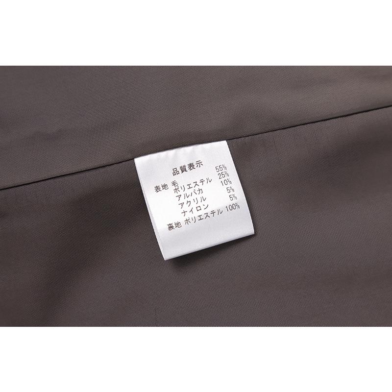 和装コート ブラウン アルパカ 混 ロング フリーサイズ ロール衿 礼装用 訪問着 布四季庵 fushikian 着物 道中着 道行コート 長 No.3-0729_16