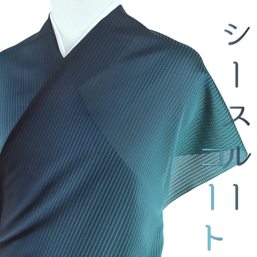 好評 シースルーコート 雨コート 正絹 反物 すかし織 糀織物謹製 緑 黒 ブラック 渋緑 縞 ストライプ 夏物 和柄 グラデーション 紋紗 絽 羅 未仕立て お洒 No 4 0565 訳ありセール格安 Www Ladislexia Net