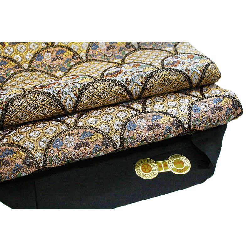 袋帯 正絹 唐織 西陣織 新品 金地 宝尽くし 青海波 松竹梅 梅 笠松 笹  