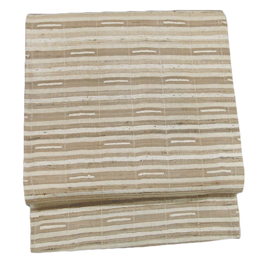 さらりと締める野蚕糸工房野蚕糸の袋帯