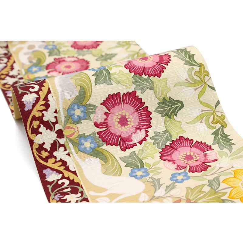 半幅帯 WA・KKA WAKKA ワッカ 「Cat's away」 リバーシブル 正絹