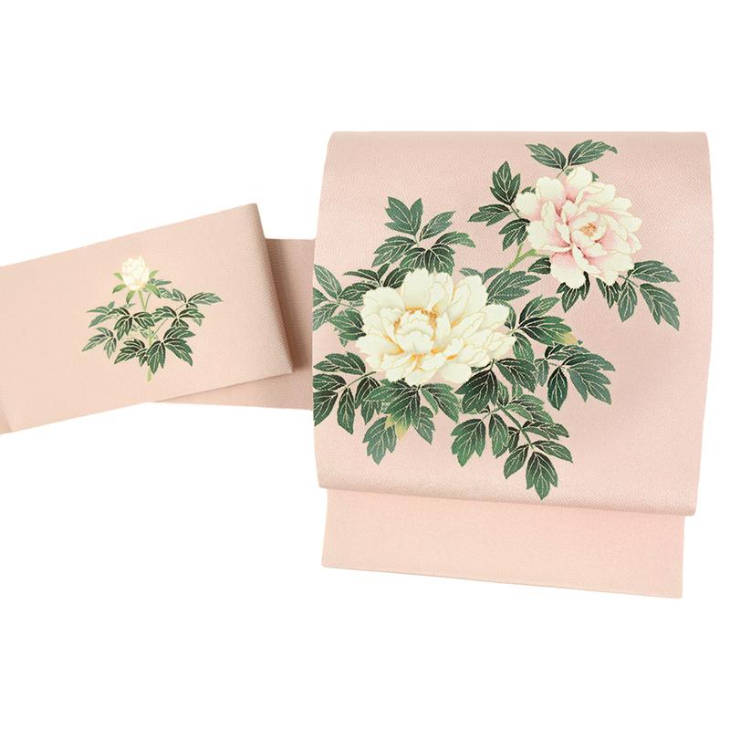 おすすめ❣️中古正絹夏袋帯 No.331 名古屋帯 秀美 九寸 正絹 友禅染