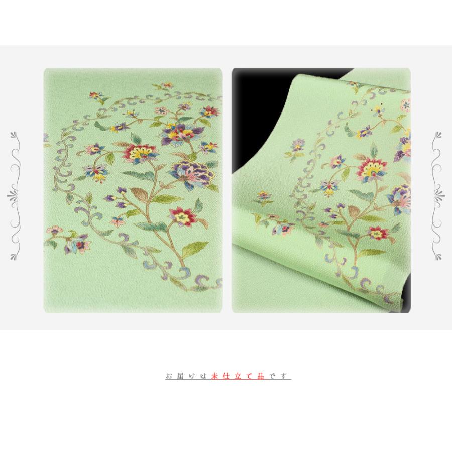 送料無料 名古屋帯 岡重 九寸 薄若竹色地 グリーン 緑 黄緑 花唐草 更紗 模様 金 金彩加工 正絹 浜ちりめん 岡重謹製 国産生糸100 老舗 岡重 新品 未仕立て No 7 0007 7 0007 六華ricca 通販 Yahoo ショッピング 日本最大級 Etechnologies Shop