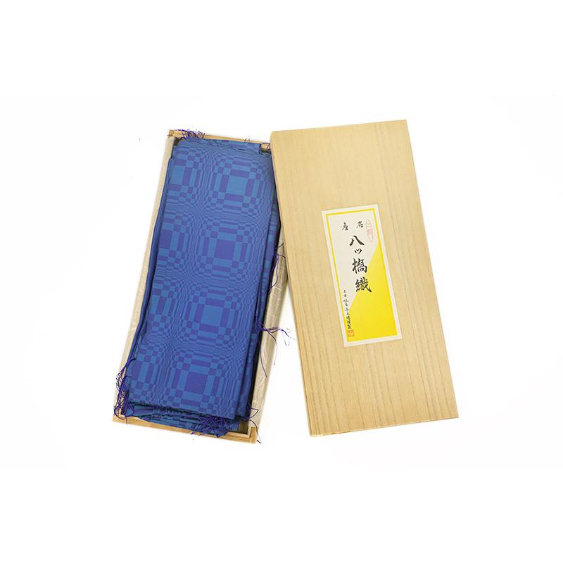 中古 座布団カバー 5枚セット 人間国宝 甲田綏郎 精好仙台平織元 新古