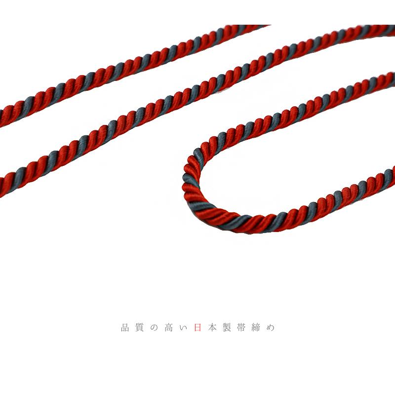 帯締め 観世組 No 8 2626 お洒落着 エレガント カジュアル グレー 上品 並尺 丸組 可愛い 大人 大人可愛い 小紋 新品 未使用 正絹 渋緑 灰色 締まる 締めや 赤 激安な 赤