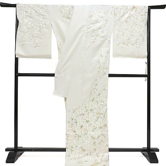 訪問着 手刺繍 総刺繍 正絹 桜 桜枝 駒羽二重 最高級丹後 訪問着 手刺繍 総刺繍 正絹 桜 桜枝 駒羽二重 最高級丹後