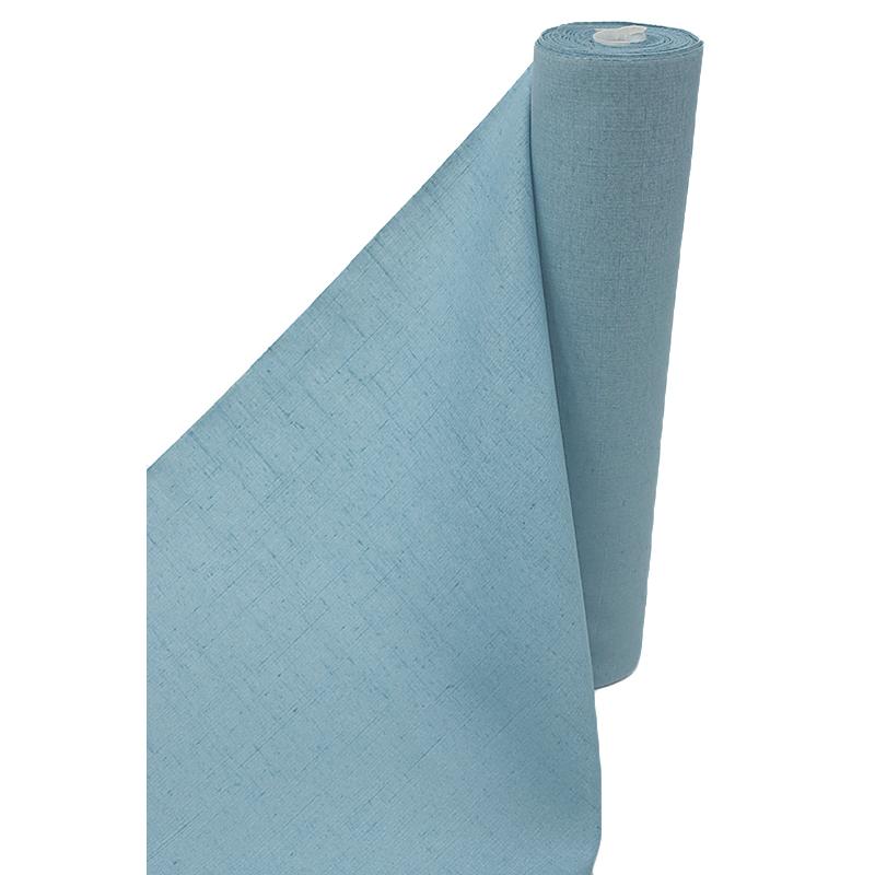 結城紬 正絹 水色 無地 未仕立て 反物 伝統工芸品 お洒落着 カジュアル