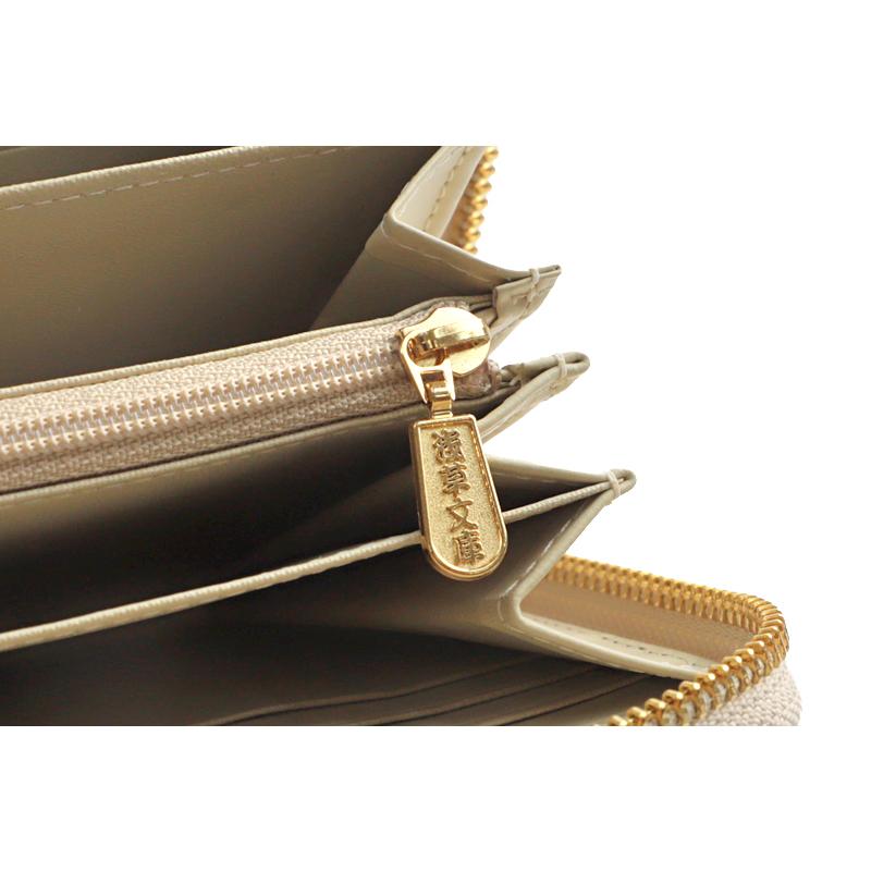 【新品】浅草文庫 友禅染 花菱 文庫革 ラウンドファスナー長財布 ブルー 青 楽天市場】＼WeekendSale開催中！／[日本製] 浅草文庫 ラウンド型 長