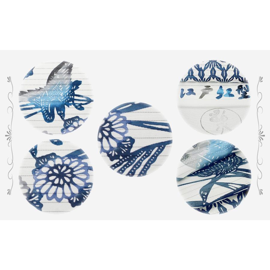 名古屋帯 カジュアル 正絹 江戸紅型 絽 白 鳥 菊 花柄 紅型染 塩瀬