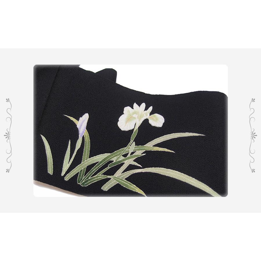 名古屋帯 十日町友禅 秀美 九寸帯 未仕立て 正絹 ちりめん カジュアル