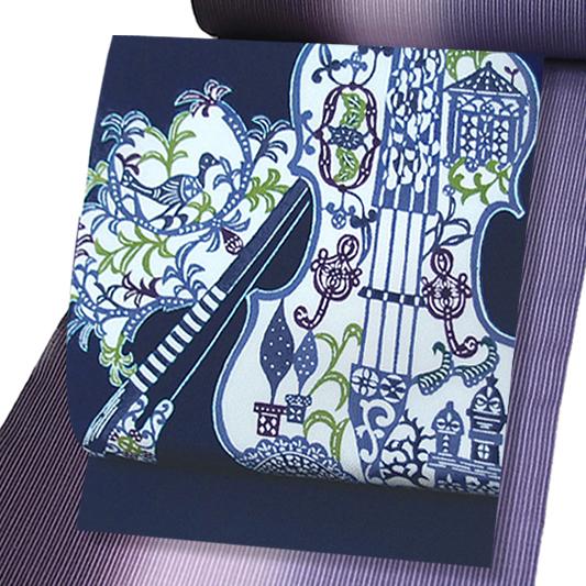 栗山紅型　名古屋帯 楽天市場】栗山吉三郎 名古屋帯 栗山紅型 和染紅型 紅型染 東京紅型