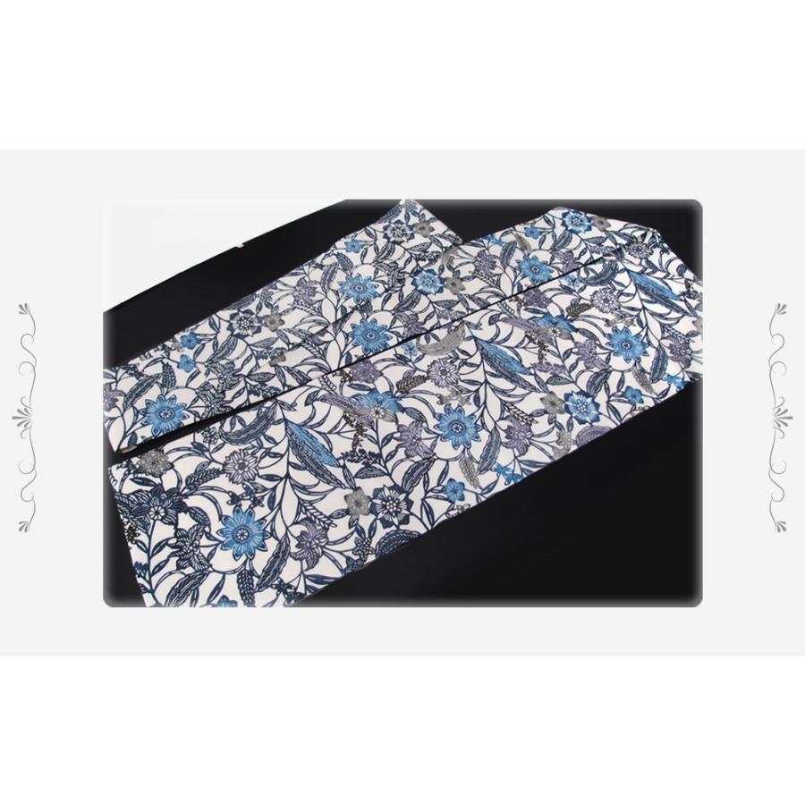 夏物！絽綴れ名古屋帯　パステルカラー四季草花華丸紋様　正絹 夏物！絽綴れ名古屋帯パステルカラー四季草花華丸紋様