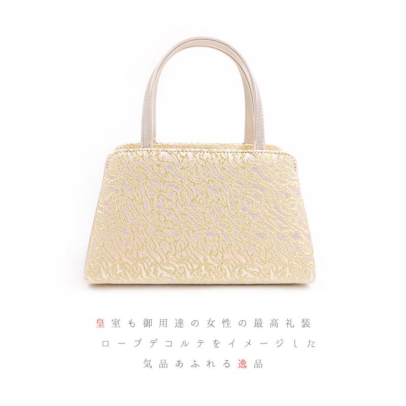 草履バッグセット ローブデコルテ Ｌサイズ 草履バッグ 訪問着 留袖 草履 和装バッグ 手提げバッグ 金 ゴールド シャンパンゴー No.88-2610 | ブランド登録なし | 01