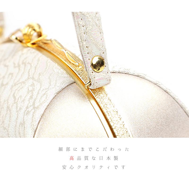 草履バッグセット ローブデコルテ Ｓサイズ 草履バッグ 訪問着 留袖 草履 和装バッグ 手提げバッグ シルバー 銀 パールホワイト No.88-2661 | ブランド登録なし | 07